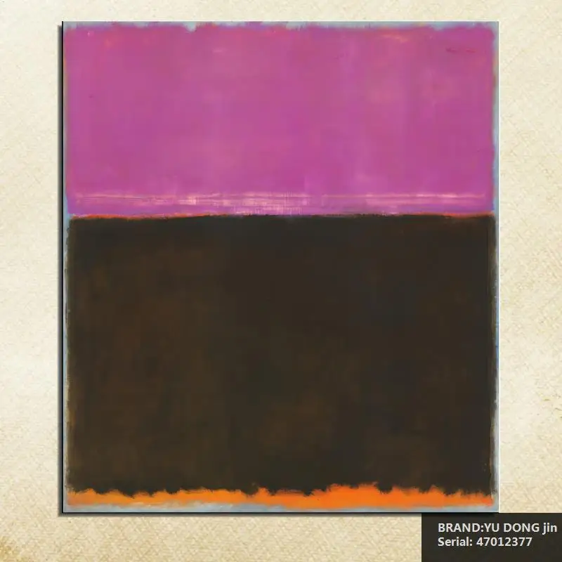 Классическая картина маслом Mark Rothko Still life рисование искусство спрей без рамки