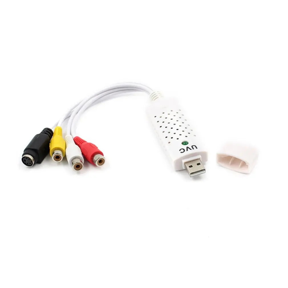 USB 2,0 Easycap Захвата 4 канала видео захвата грабберная карта адаптер ТВ DVD VHS Захвата USB конвертер Поддержка Win7