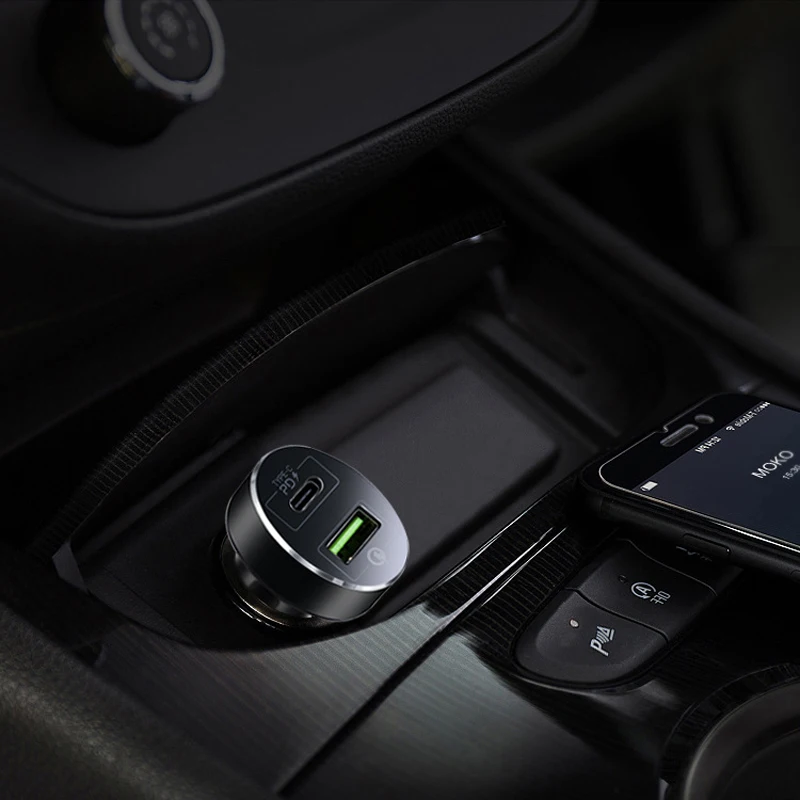2 порта USB PD автомобильное зарядное устройство тип-c 36 Вт быстрая автоматическая зарядка QC3.0 быстрое автомобильное зарядное устройство для iPhone XS MAX samsung Xiaomi