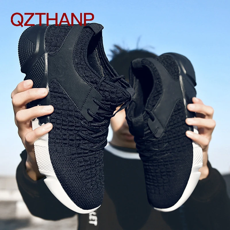 Летняя мужская повседневная обувь Кроссовки Zapatillas Hombre Дышащая тканая из