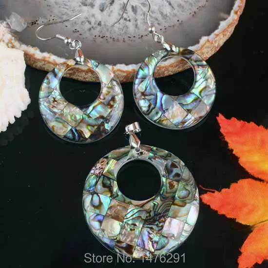 Швабра Abalone Shell Beads подвеска пончик & серьги 1 комплект|bead monkey|beaded keyringbeaded medical alert