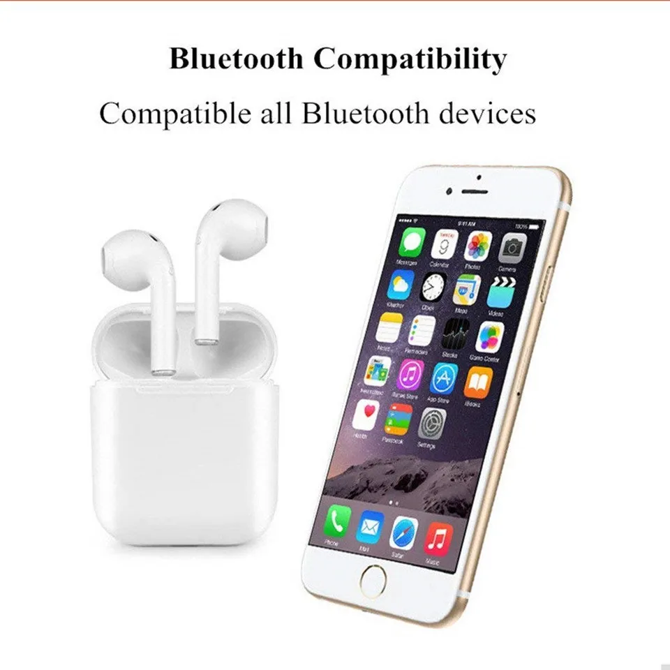 Новинка I9S TWS беспроводные наушники портативные 4,2 Bluetooth гарнитура невидимые мини наушники для всех смартфонов слуховой аппарат Магнитный