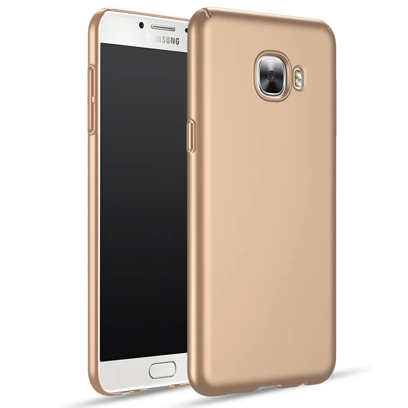 Жесткий матовый чехол для Samsung Galaxy C5 C7 пластиковый роскошный с полным покрытием