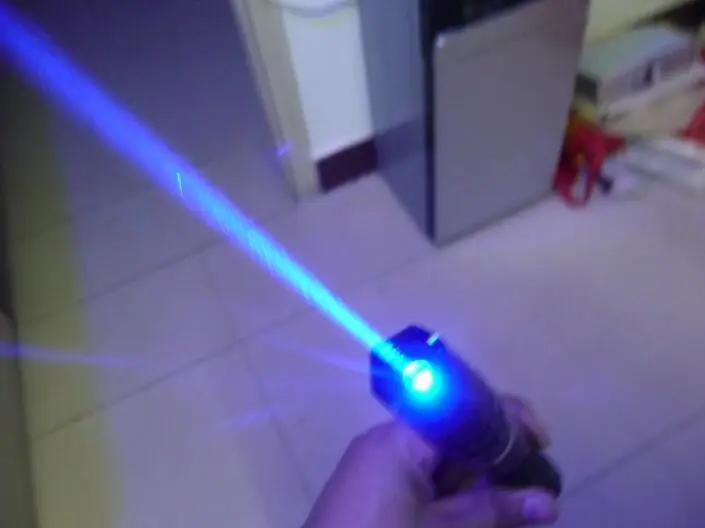 Blue Laser Pointer Torch Flashlight High Power 100000m Lazer Beam focus burning paper lit cigarette burn wood 5 Star Caps |