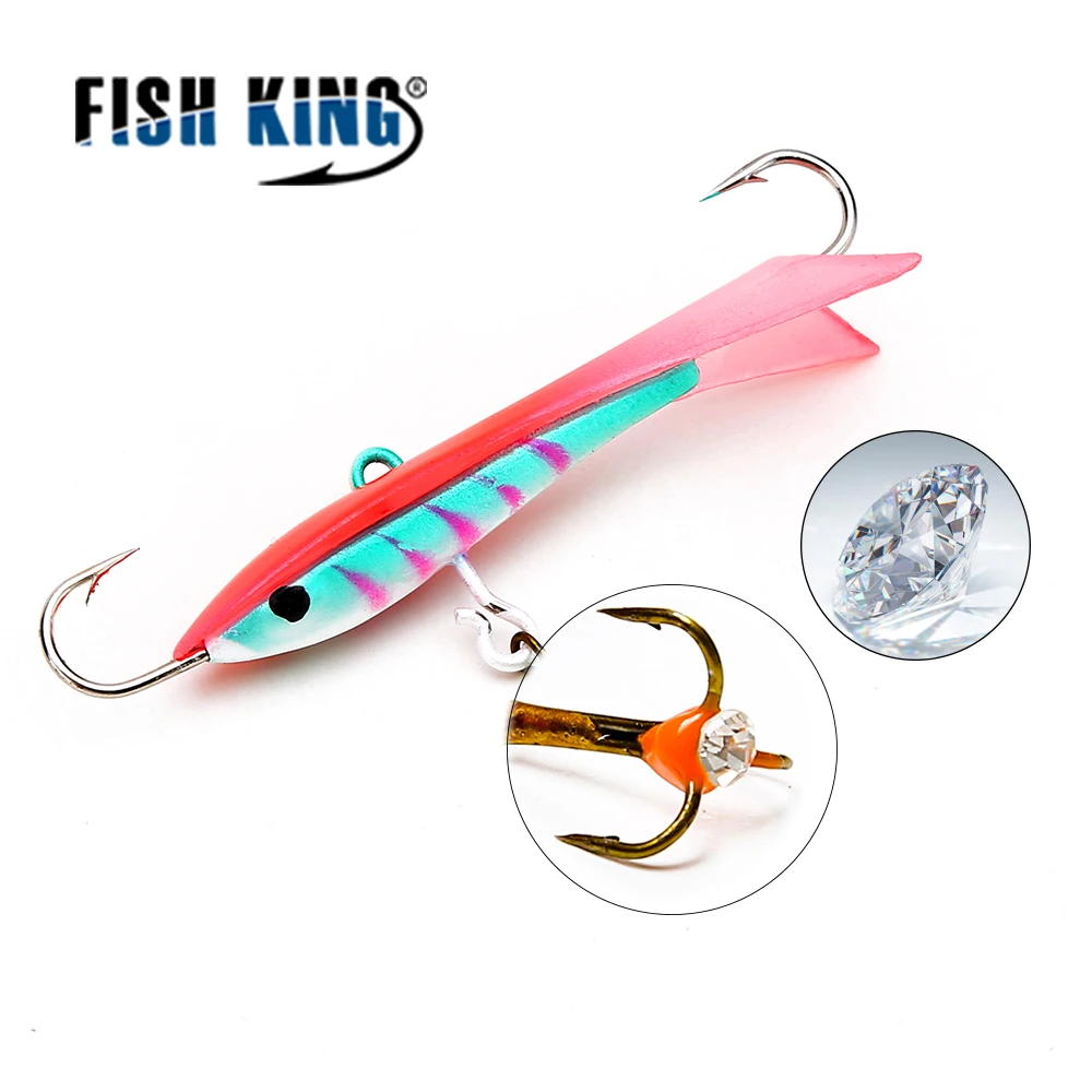 FISH KING 1 шт. 12 г/6 5 см приманки для подледной рыбалки зимняя приманка жесткая
