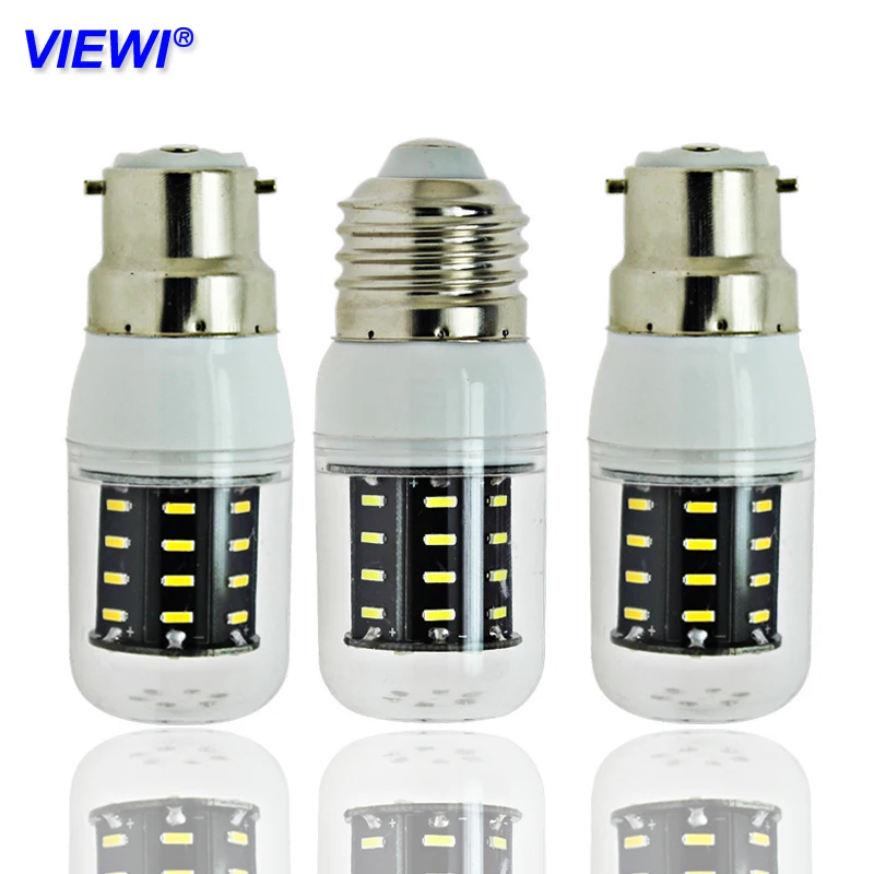 5 шт. lampadine led E12 e 14 E 27 B22 ГУ 10 G9 кукурузный шарик 110 v 220 3 w свечи 4014 36leds 350LM