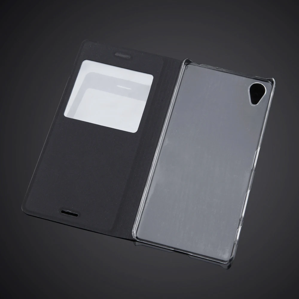 Чехол для Sony Xperia X F5122 F5121 чехол телефона с окошком просмотра откидной из
