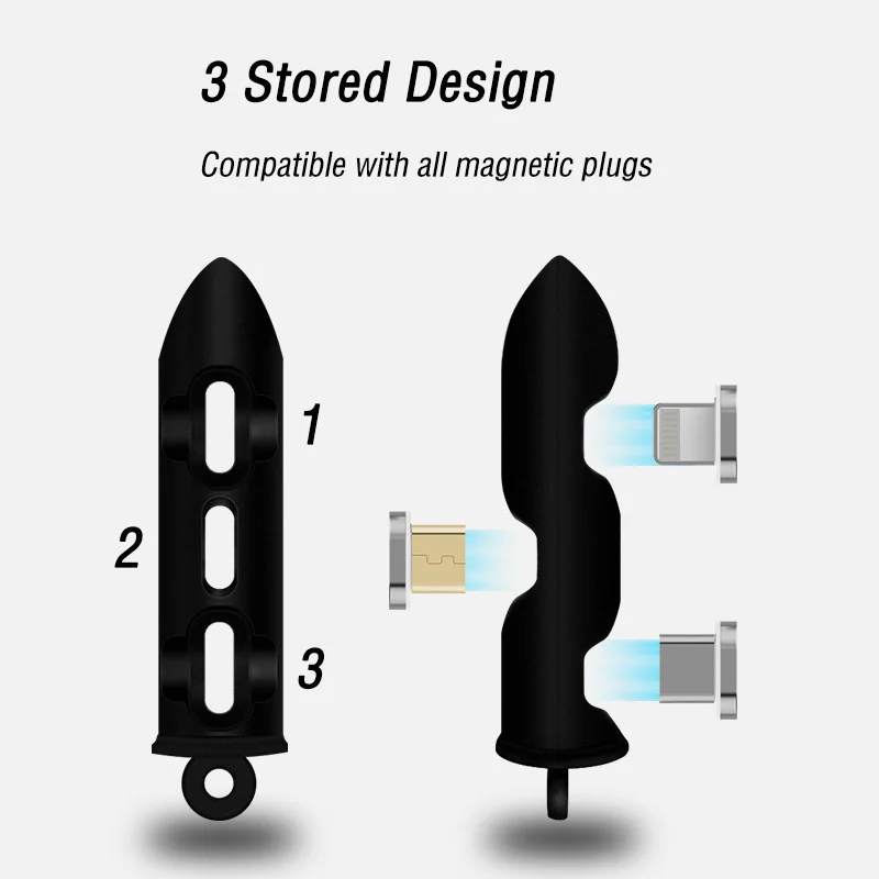 Магнитный кабель вилка коробка для хранения Micro Usb Type C 8 Pin Usbc Kabel Cavo Tipo Type-C адаптер