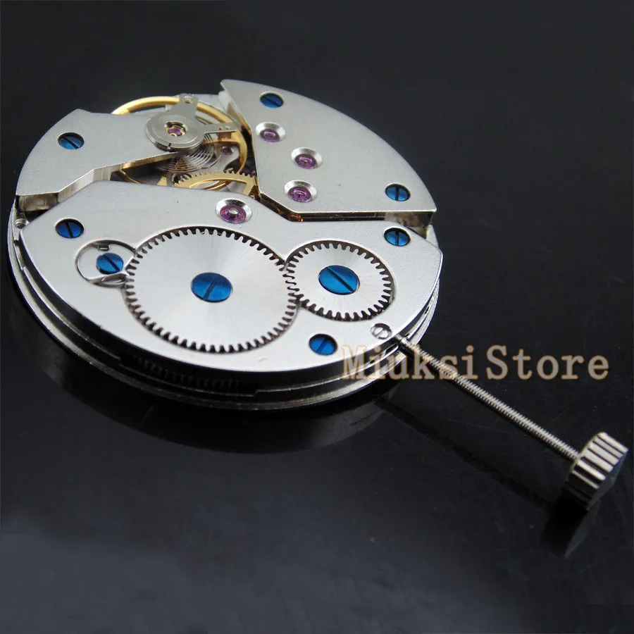 17 Jewels Азиатский 6498 ручной намотки механические механизм для часы Parnis