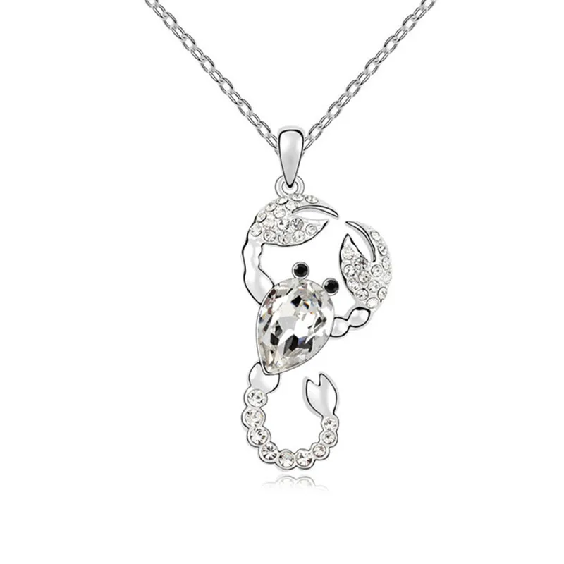 Серия созвездие Скорпион Подвески Кулон Ожерелье Сделано с Swarovski Element