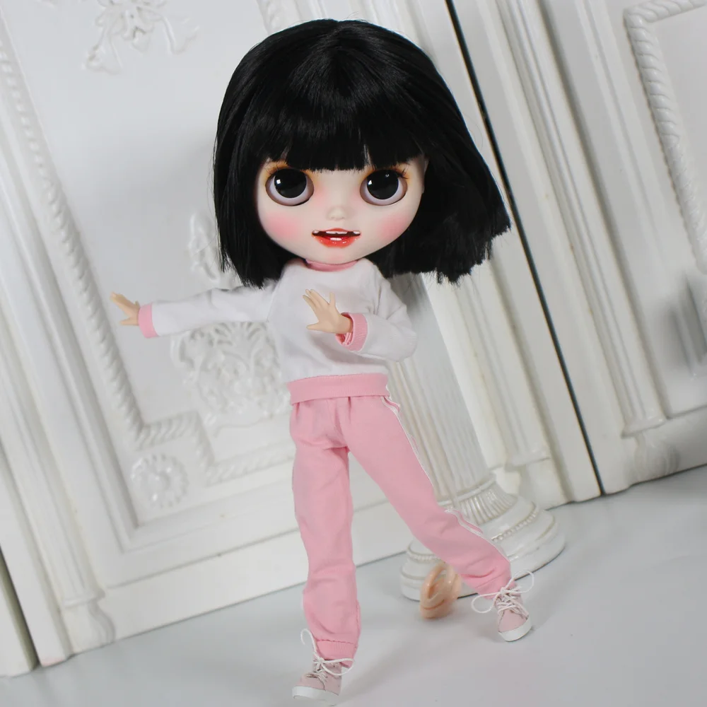 ICY Nude Blyth кукла открытый рот с зубами резные губы матовые лица суставы тела сонные глаза 1/6 bjd, licca, jerryberry, pullip