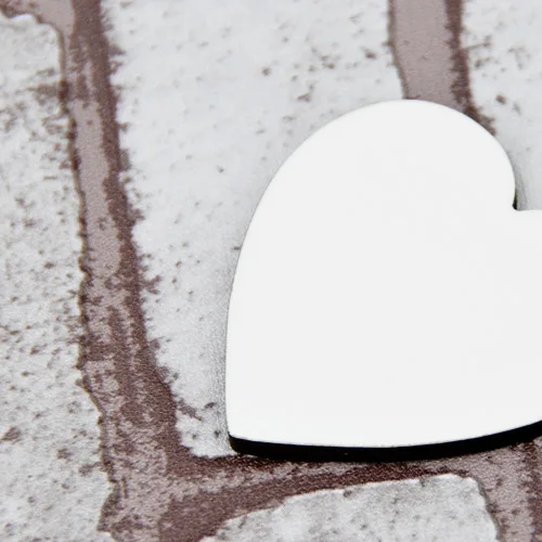 Сублимационные пустые магниты на холодильник &quotсделай сам&quot деревянные сердца