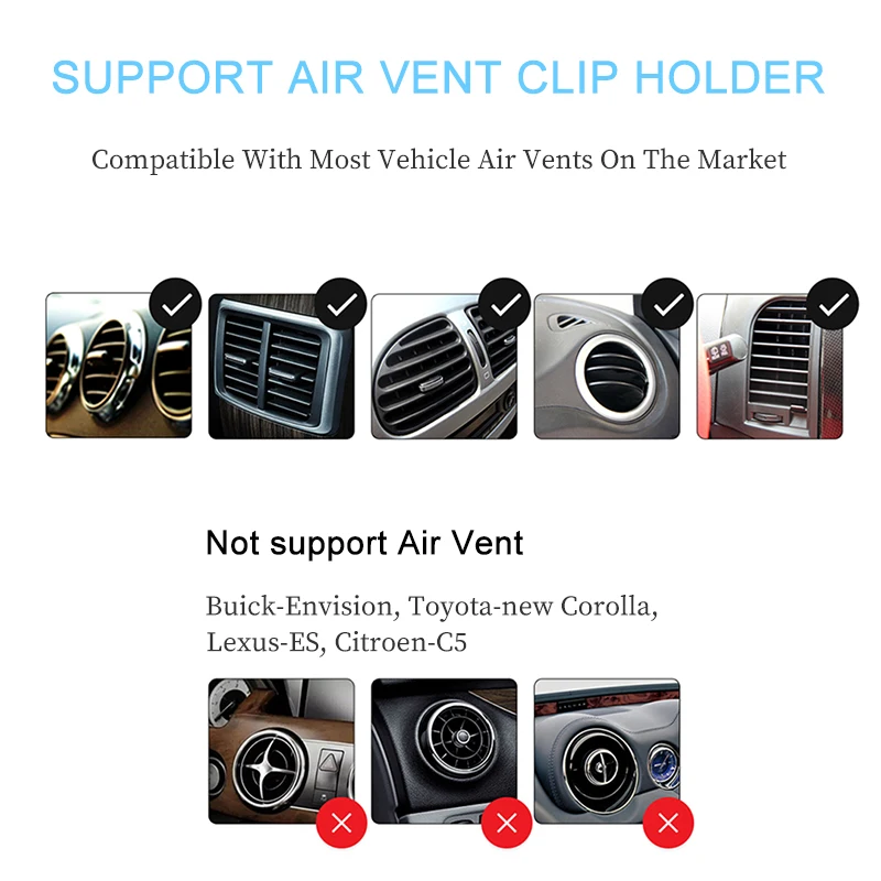 

Magnetic Car Phone Holder Universal Air Vent Clip Mount Magnet Stand in Car GPS Mobile Smartphone Cell Holders For iPhone Xiaomi