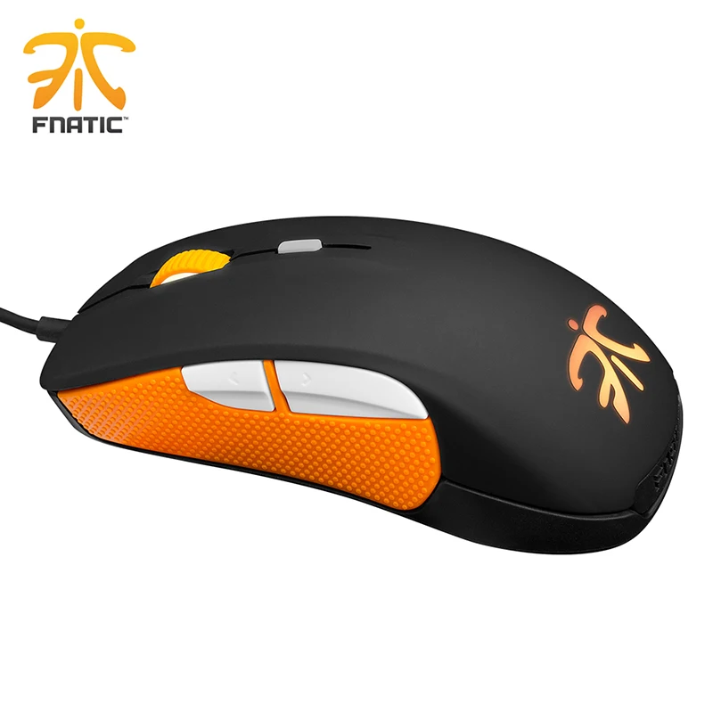 Оригинальная игровая мышь Steelseries Rival Fnatic Edition с разрешением 6500 dpi профессиональная
