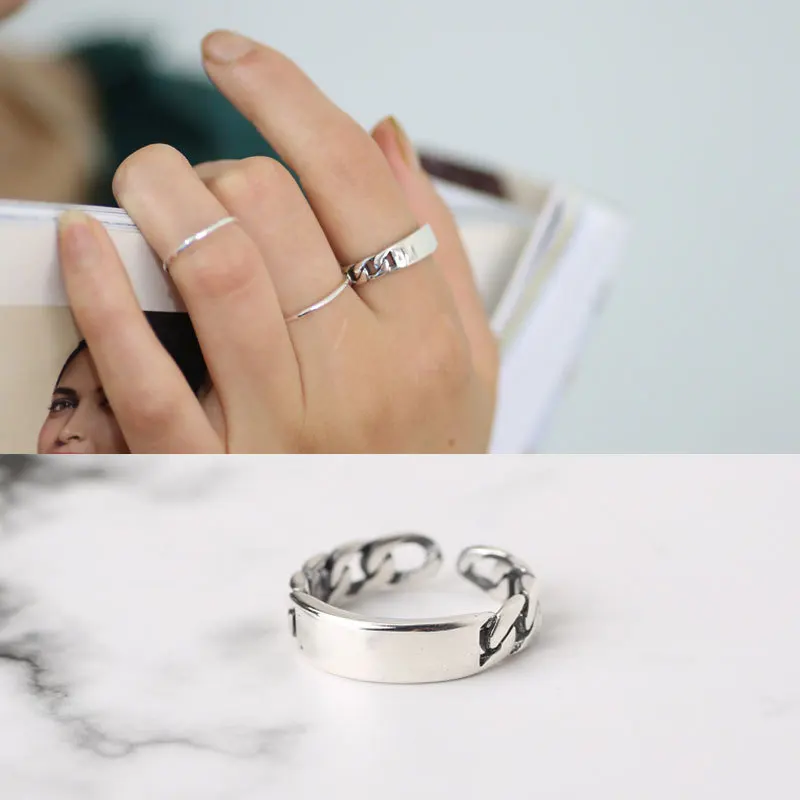 

DIEERLAN Bijoux модные богемные полые антикварные кольца винтажные Свадебные ювелирные изделия из стерлингового серебра 925 пробы кольца для женщи...