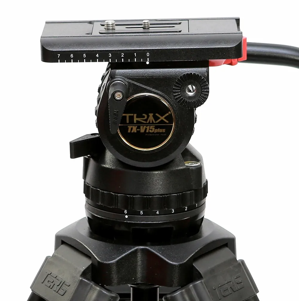 TERIS TRIX TX-V15 Plus TS150 Профессиональный штатив для видеокамеры с подвижной головкой