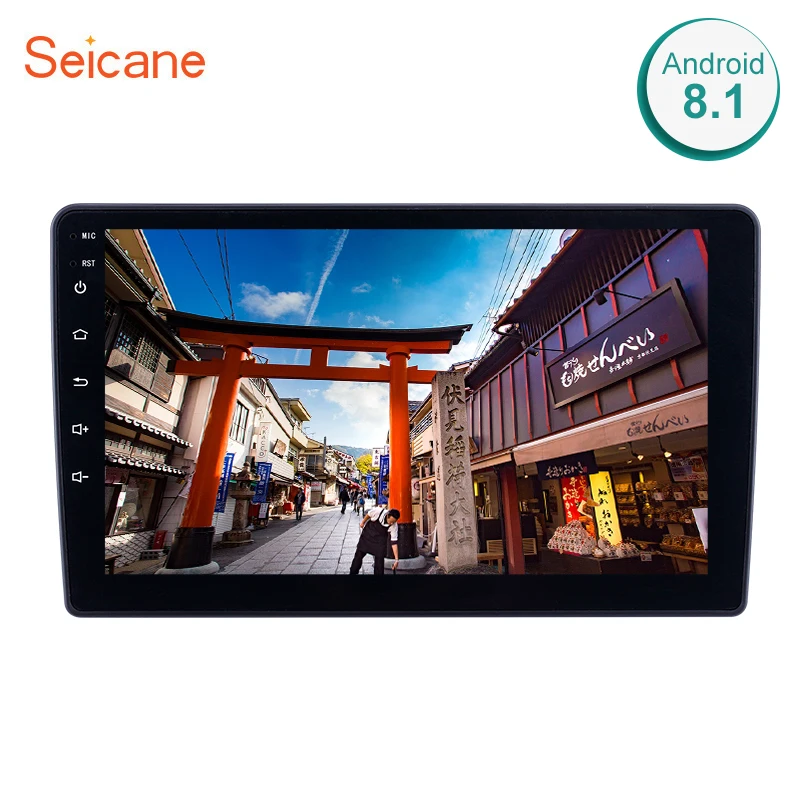 Автомобильный GPS навигатор Seicane 2din android 8 1 для Mitsubishi OUTLANDER 2004 2007 поддержка USB AUX Wi Fi