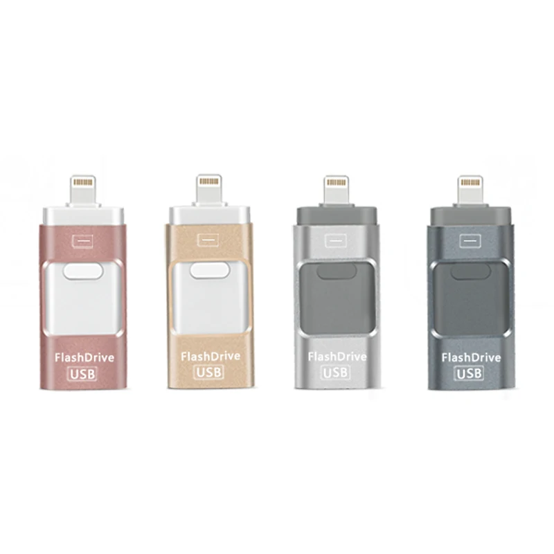 Kimsnot USB Flash Drive OTG Mini Pen Drives 128 ГБ 64 32 Г 16 8 Для iPhone 7 6 5 6s плюс/iPad/iPod HD Memory Stick Android|hd memory