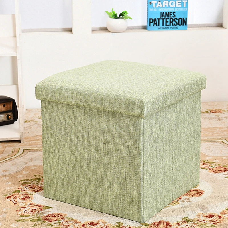 Складной и меняющий обувь табурет ног большой рот стул с емкостью ткань для