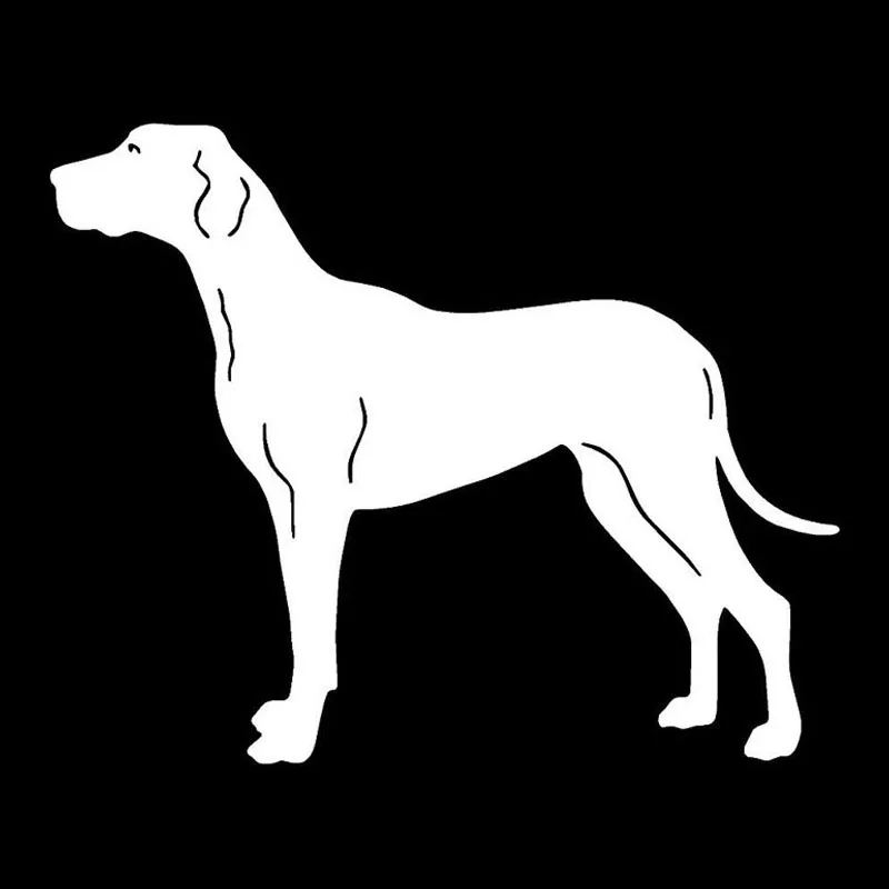 Виниловая наклейка с принтом собаки Great Dane 15 7*12 7 см персональные Стикеры для