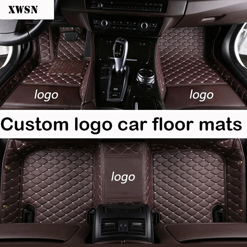

custom logo car floor mats for Fiat All Models 500 Bravo Freemont car styling car accessories car mats