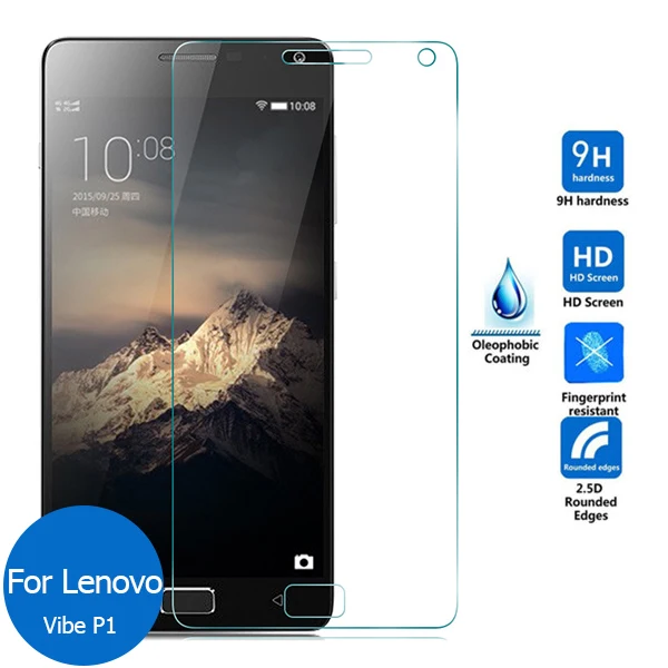 Закаленное стекло для Lenovo vibe P1 Защитная пленка экрана P 1 p1a42 P1c72 P1c58 9H 2.5D 0 26 мм