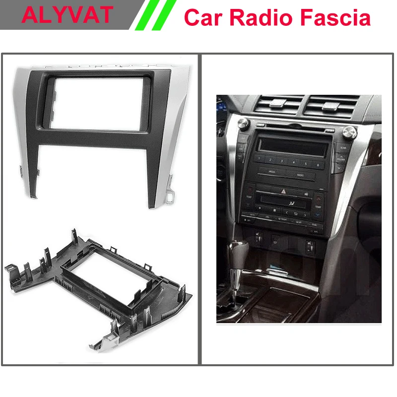 Автомобильная Радио фасция Frane панель для TOYOTA Camry Aurion 2015 + стерео тире Facia Trim Surround CD