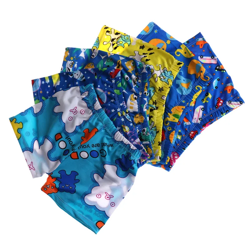1 шт. новый детский купальник для мальчиков с мультяшным принтом животных