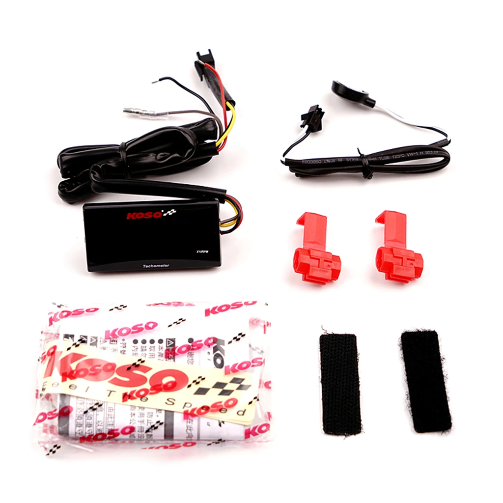 Цифровой квадратный Тахометр KOSO Mini RPM с ЖК-дисплеем тахометр кронштейном для