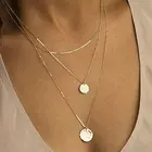 2019 модные блестки Многослойные Длинные ожерелья кулон богемный кулон ожерелье для женщин бижутерия аксессуары