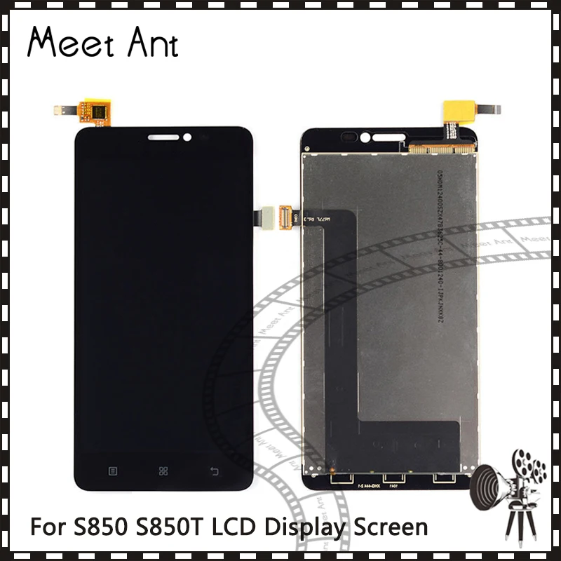 High quality 5.0'' For Lenovo S850 S850T LCD Display Screen With Touch Digitizer Assembly | Мобильные телефоны и