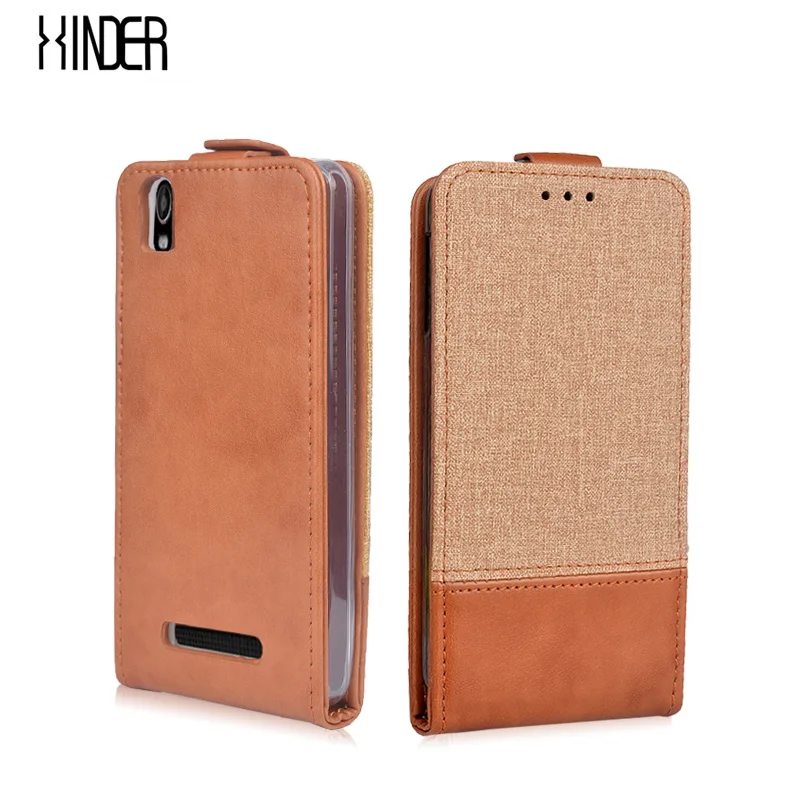 Xinder Leather Cover For Prestigio Wize N3 NX3 NK3 3507 DUO Flip Luxury Case Phone Bags Handmade | Мобильные телефоны и