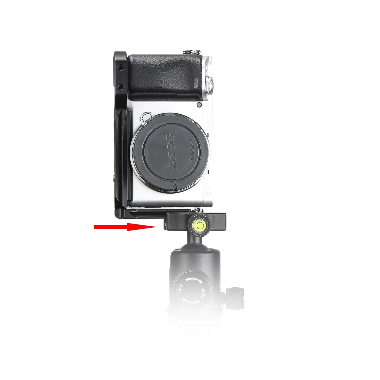 EachRig L-Bracket camera cage for Sony a6400, a6000, Arca-Type compatible dovetail plate free shiping drop shipping