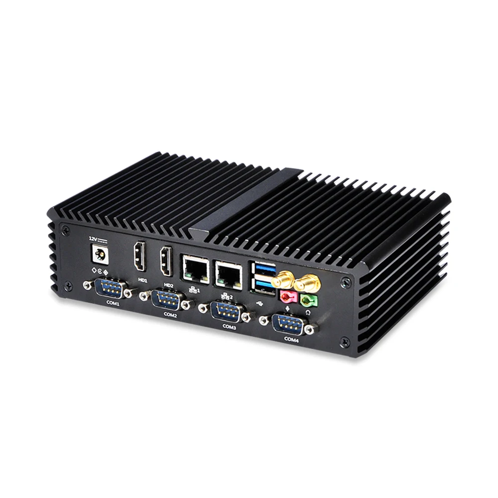 Промышленный ПК Core i5 6 COM 2 Lan Qotom-Q350P процессор i5-4200U (кэш 3 м до 60 ГГц) X86