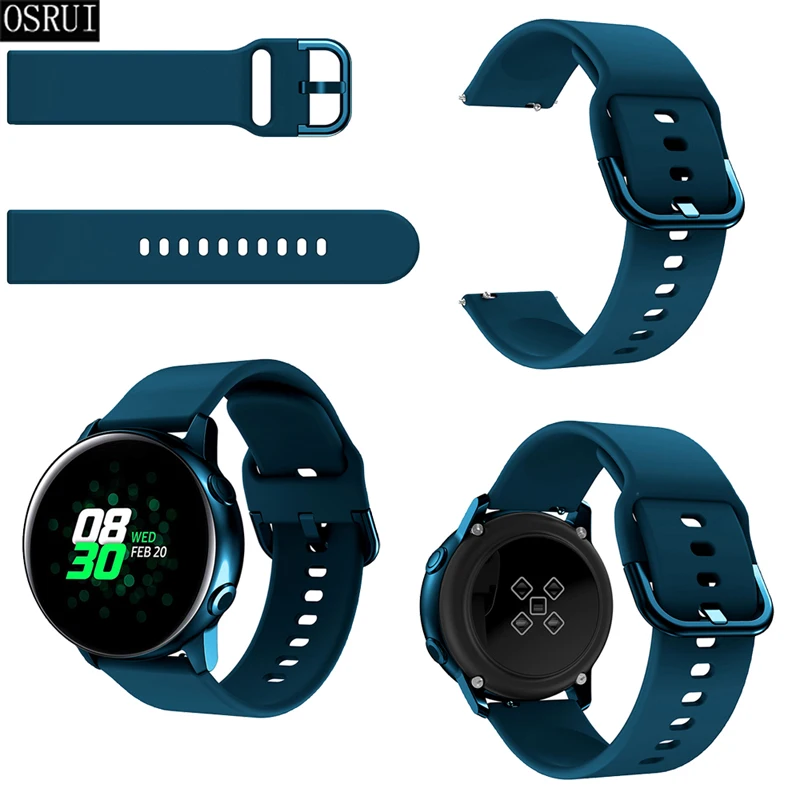 Amazfit bip ремешок для samsung galaxy watch Active gear sport 42 мм 20 часов S2 correa браслет на