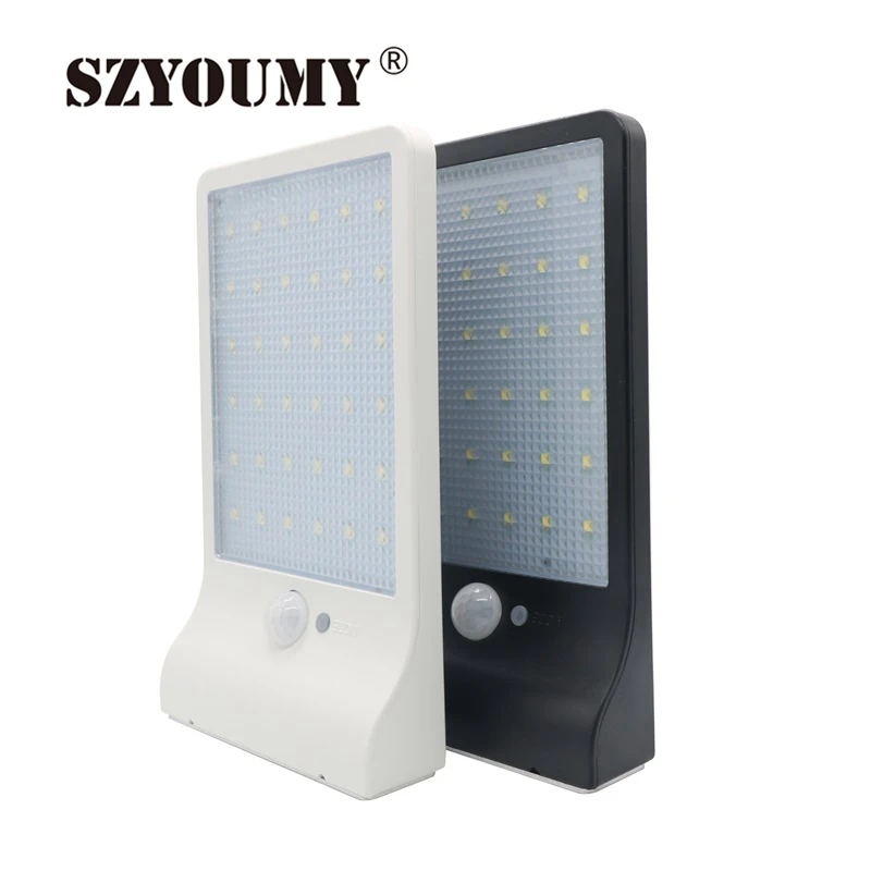 SZYOUMY 36 LED Солнечная энергия уличный свет PIR датчик движения садовая Лампа