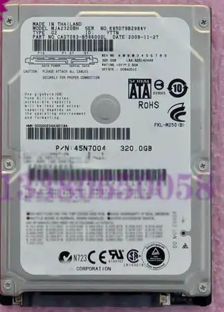 

100%New In box 3 year warranty MJA2320BH 320G SATA 2.5inch Need more angles photos, please contact me