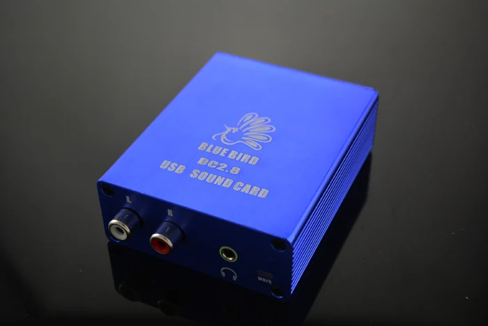 Синяя птица мини USB DAC 2.8 PCM2706 звуковая карта с наушников 3.5 мм разъем выход для пк