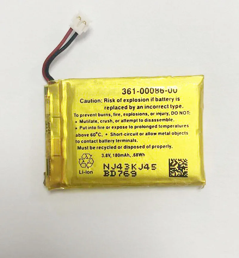 GeLar 3 8 V 180mAh Смарт часы аккумулятор 361 00086 00 для GARMIN Forerunner 220 225 230 235 620 630
