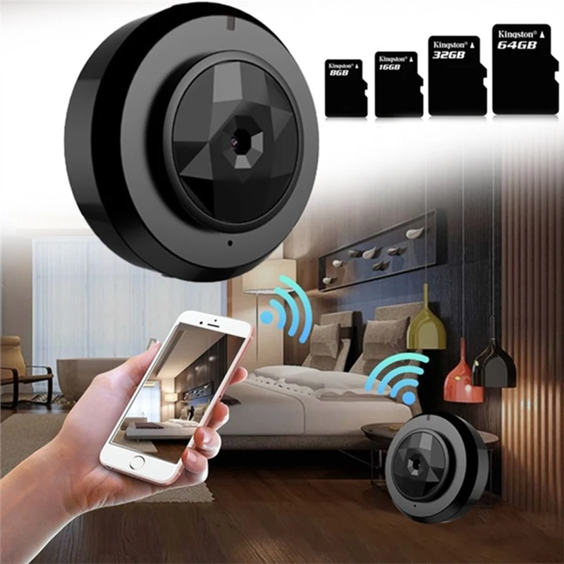 Домашняя безопасность мини wifi 1080P ip-камера Беспроводная интеллектуальная сеть камера наблюдения камера ночного видения камера с детектором движения