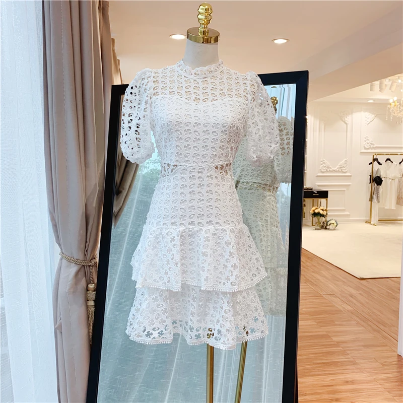 HIGH STREET Новая мода 2019 Дизайнер взлетно посадочной полосы платье Женская короткий