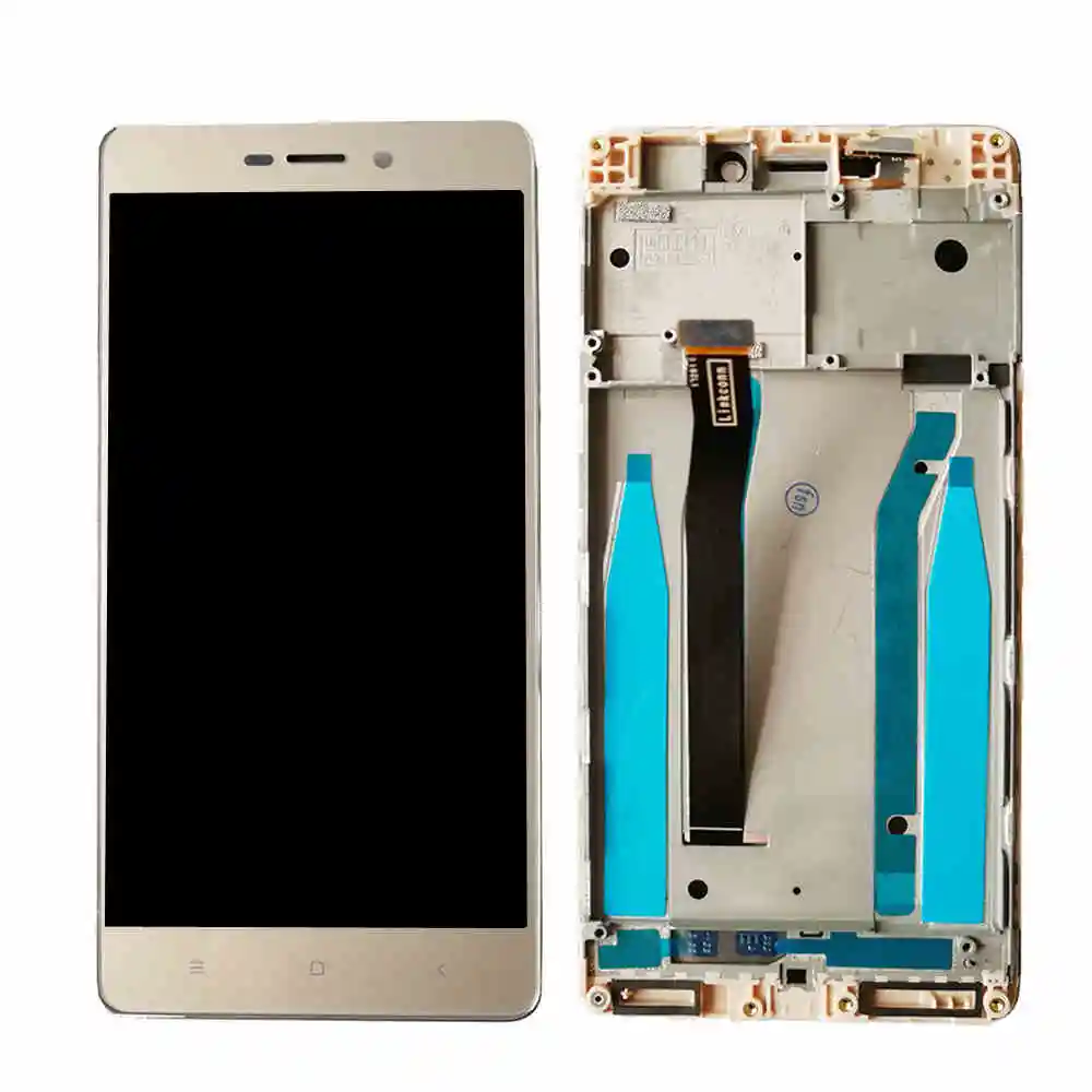 Полный ЖК-дисплей с рамкой для Xiaomi Redmi 3 S 3 S ЖК-дисплей Сенсорная панель дигитайзер сборка Redmi 3 Pro Prime ЖК-дисплей 5,0"