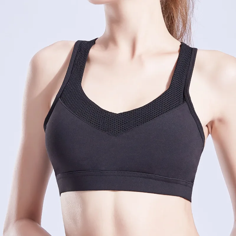 Sexy Women Sports Bras for Fitness Yoga Running Plus Size Tops Backless Padded Bra Racerback Seamless Wireless | Спорт и развлечения