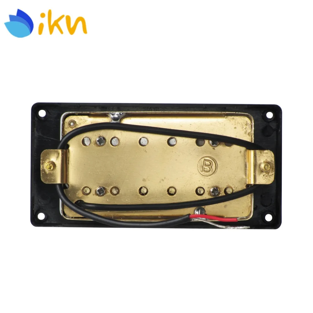 Новая гитара Humbucker мост Пикап золотое покрытие с черной рамкой для LP Стиль