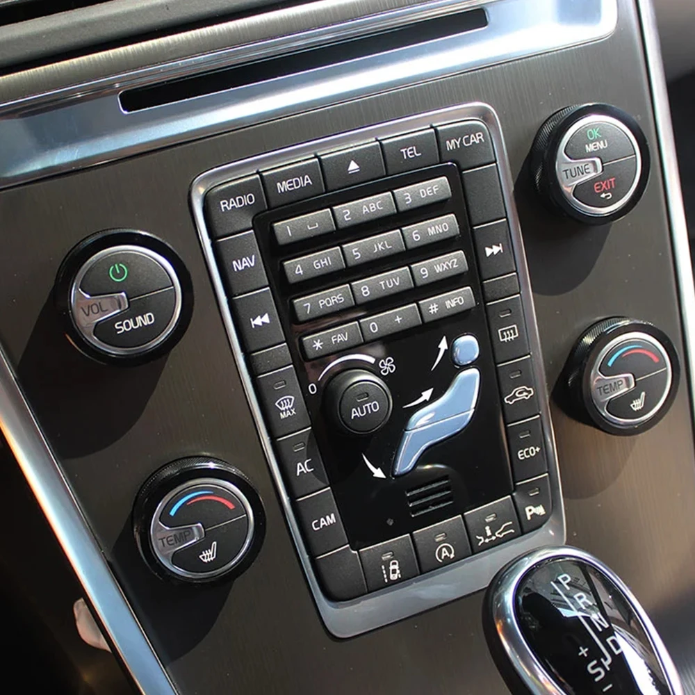 Для VOLVO S60 V60 XC60 S80 V40 S60L автомобильный Кондиционер Вращающаяся ручка переключатель