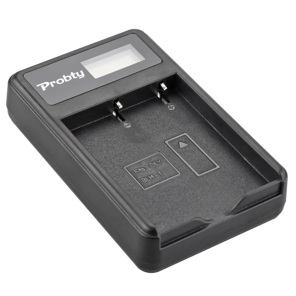 Зарядное устройство Probty BLH-1 BLH1 с ЖК-дисплеем и USB-кабелем для камеры Olympus E-M1 EM1 Mark II |