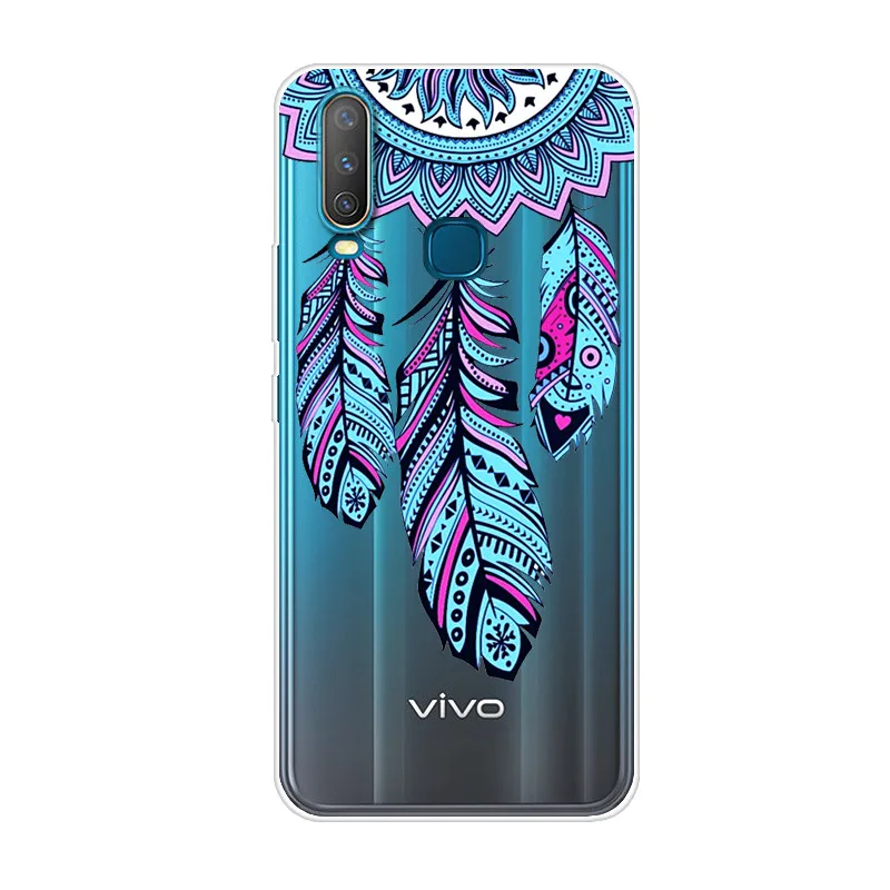 226 Милый чехол Vivo Y17, мягкий силиконовый чехол из ТПУ с мультяшным рисунком для телефона Vivo Y17 Y15 Y12 VivoY17 Vivo Y 17 12 15 V1902, задняя крышка - Цвет: 226