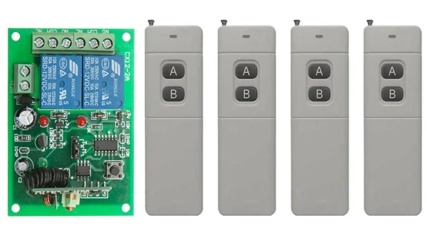 3000 м дальний пульт дистанционного управления Переключатель DC12V 2CH 10A реле передатчик и приемник лампа/окно/гаражные двери
