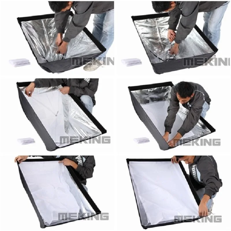 Софтбокс Meking для студийной фотосъемки 80 см x 120 см/31 4 дюйма 47 2 с креплением Bowens