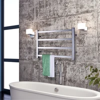 free shipping stainless steel 304 electric wall mounted towel warmer bathroom accessories racksheated towel rail tw rt3